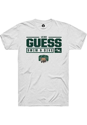Leah Guess Ohio Bobcats Rally NIL Stacked Box Short Sleeve T Shirt