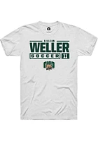 Lillian Weller Ohio Bobcats Rally NIL Stacked Box Short Sleeve T Shirt