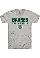 Lily Barnes  Ohio Bobcats Ash Rally NIL Stacked Box Short Sleeve T Shirt