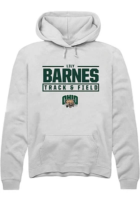 Lily Barnes Rally Ohio Bobcats Mens NIL Stacked Box Long Sleeve Hoodie