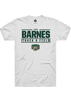 Lily Barnes Ohio Bobcats Rally NIL Stacked Box Short Sleeve T Shirt
