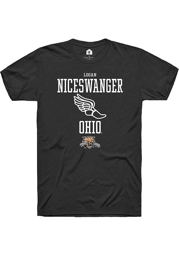 Logan Niceswanger Ohio Bobcats Rally NIL Sport Icon Short Sleeve T Shirt