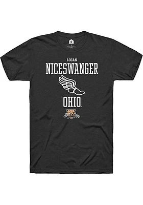 Logan Niceswanger Ohio Bobcats Rally NIL Sport Icon Short Sleeve T Shirt