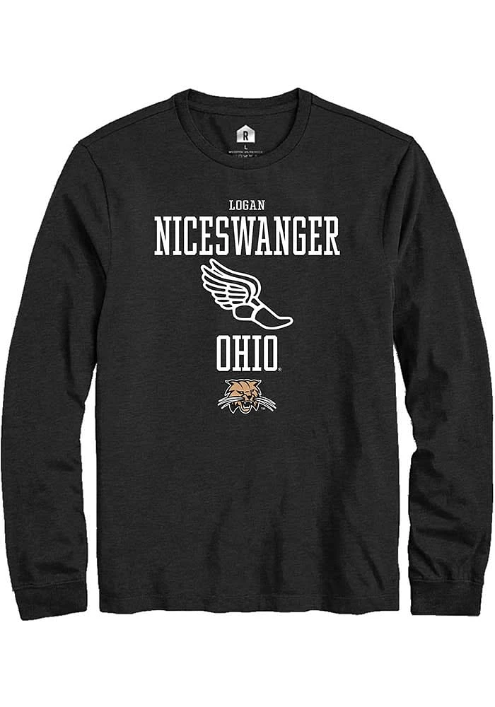 Logan Niceswanger Ohio Bobcats Rally NIL Sport Icon Long Sleeve T Shirt