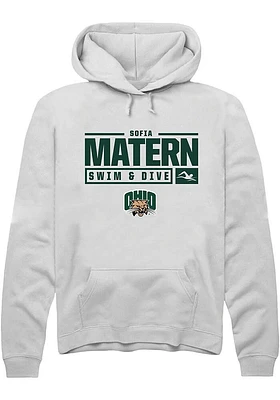 Sofia Matern Rally Ohio Bobcats Mens NIL Stacked Box Long Sleeve Hoodie