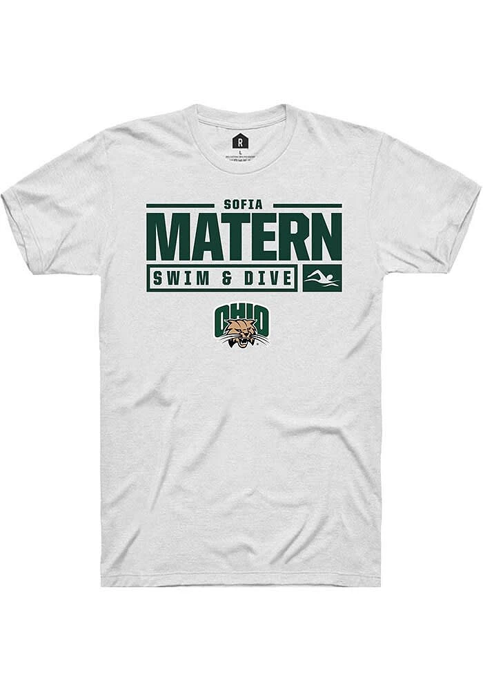 Sofia Matern Ohio Bobcats Rally NIL Stacked Box Short Sleeve T Shirt