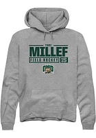 Tori Millef  Rally Ohio Bobcats Mens Graphite NIL Stacked Box Long Sleeve Hoodie