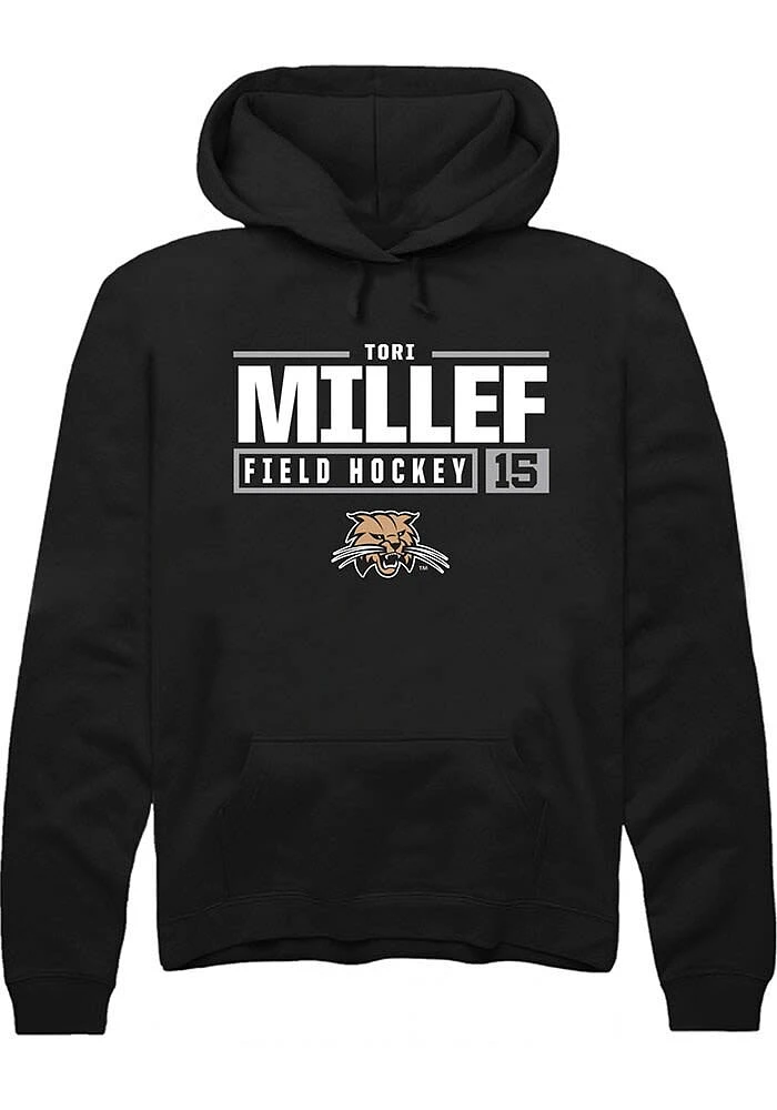 Tori Millef Rally Ohio Bobcats Mens NIL Stacked Box Long Sleeve Hoodie