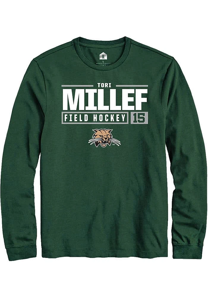 Tori Millef Ohio Bobcats Rally NIL Stacked Box Long Sleeve T Shirt