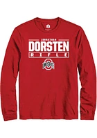 Johnathan Dorsten Ohio State Buckeyes Rally NIL Stacked Box Long Sleeve T Shirt