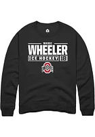 Maddi Wheeler Rally Ohio State Buckeyes Mens NIL Stacked Box Long Sleeve Crew Sweatshirt