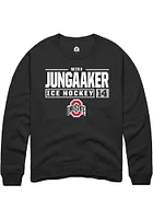 Mira Jungaaker Rally Ohio State Buckeyes Mens NIL Stacked Box Long Sleeve Crew Sweatshirt