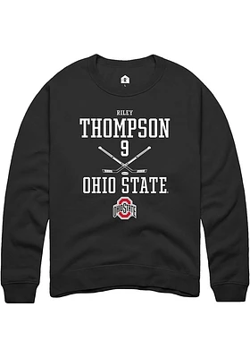 Riley Thompson Rally Ohio State Buckeyes Mens NIL Sport Icon Long Sleeve Crew Sweatshirt