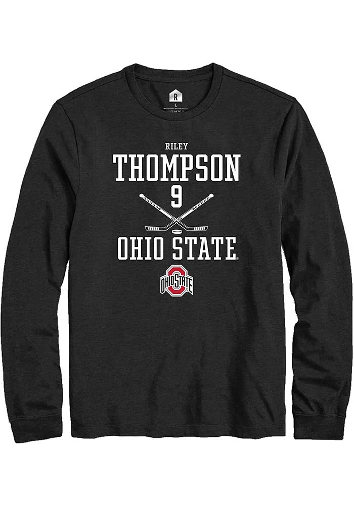 Riley Thompson Ohio State Buckeyes Rally NIL Sport Icon Long Sleeve T Shirt