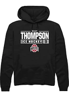 Riley Thompson Rally Ohio State Buckeyes Mens NIL Stacked Box Long Sleeve Hoodie