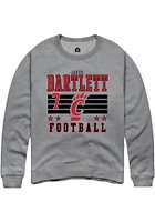 Jared Bartlett Rally Cincinnati Bearcats Mens NIL Striped Long Sleeve Crew Sweatshirt