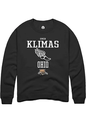 Owen Klimas Rally Ohio Bobcats Mens NIL Sport Icon Long Sleeve Crew Sweatshirt