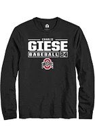 Charlie Giese Ohio State Buckeyes Rally NIL Stacked Box Long Sleeve T Shirt