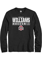 Donovan Williams Ohio State Buckeyes Rally NIL Stacked Box Long Sleeve T Shirt