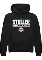 RJ Stoller Rally Ohio State Buckeyes Mens NIL Stacked Box Long Sleeve Hoodie