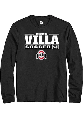 Tommaso Villa Ohio State Buckeyes Rally NIL Stacked Box Long Sleeve T Shirt