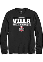Tommaso Villa Ohio State Buckeyes Rally NIL Stacked Box Long Sleeve T Shirt