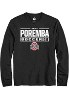 Anika Poremba Ohio State Buckeyes Rally NIL Stacked Box Long Sleeve T Shirt