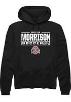Maliyah Morrison Rally Ohio State Buckeyes Mens NIL Stacked Box Long Sleeve Hoodie