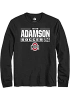 Tatum Adamson Ohio State Buckeyes Rally NIL Stacked Box Long Sleeve T Shirt