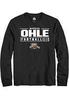 Maverick Ohle Ohio Bobcats Rally NIL Stacked Box Long Sleeve T Shirt