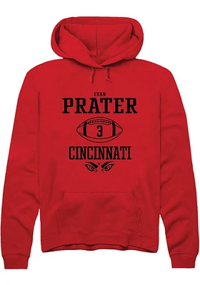 Evan Prater Rally Cincinnati Bearcats Mens NIL Sport Icon Long Sleeve Hoodie