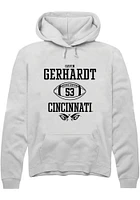 Gavin Gerhardt  Rally Cincinnati Bearcats Mens White NIL Sport Icon Long Sleeve Hoodie
