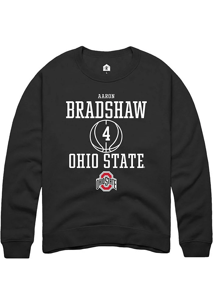 Aaron Bradshaw Rally Ohio State Buckeyes Mens NIL Sport Icon Long Sleeve Crew Sweatshirt