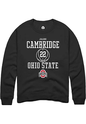 Jaloni Cambridge Rally Ohio State Buckeyes Mens NIL Sport Icon Long Sleeve Crew Sweatshirt