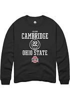 Jaloni Cambridge Rally Ohio State Buckeyes Mens NIL Sport Icon Long Sleeve Crew Sweatshirt