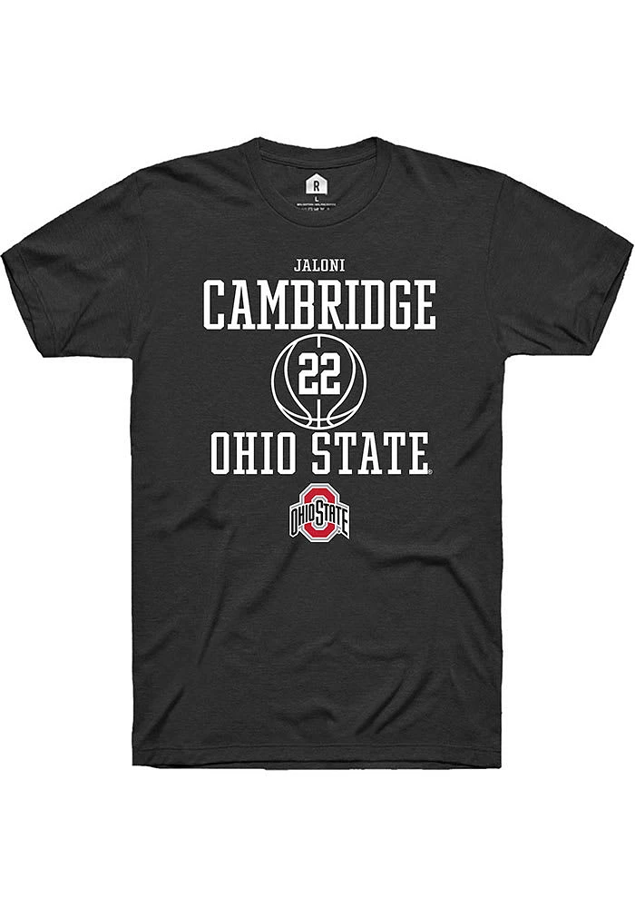 Jaloni Cambridge Ohio State Buckeyes Rally NIL Sport Icon Short Sleeve T Shirt