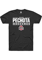 Luciano Pechota Ohio State Buckeyes Rally NIL Stacked Box Short Sleeve T Shirt