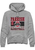 Micah Parrish Rally Ohio State Buckeyes Mens NIL Striped Long Sleeve Hoodie