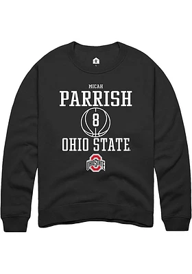 Micah Parrish Rally Ohio State Buckeyes Mens NIL Sport Icon Long Sleeve Crew Sweatshirt