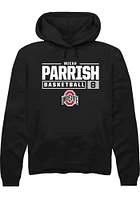 Micah Parrish Rally Ohio State Buckeyes Mens NIL Stacked Box Long Sleeve Hoodie