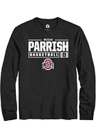 Micah Parrish  Ohio State Buckeyes Rally NIL Stacked Box Long Sleeve T Shirt