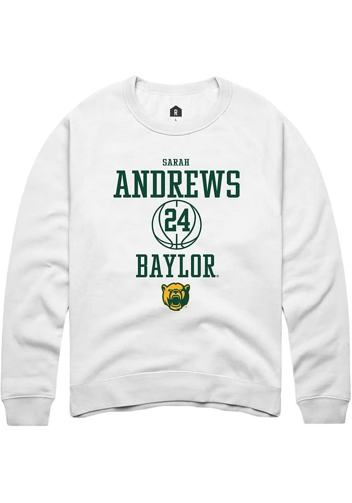 Sarah Andrews Rally Baylor Bears Mens NIL Sport Icon Long Sleeve Crew Sweatshirt