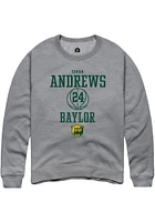 Sarah Andrews  Rally Baylor Bears Mens Graphite NIL Sport Icon Long Sleeve Crew Sweatshirt