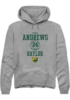 Sarah Andrews  Rally Baylor Bears Mens Graphite NIL Sport Icon Long Sleeve Hoodie