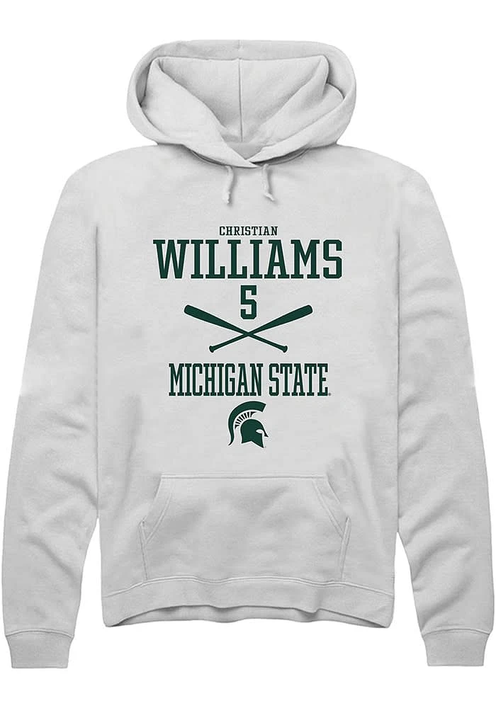 Christian Williams Rally Michigan State Spartans Mens NIL Sport Icon Long Sleeve Hoodie