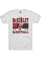 Tyler McKinley  Cincinnati Bearcats White Rally NIL Striped Short Sleeve T Shirt