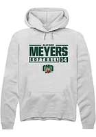 Allyson Meyers Rally Ohio Bobcats Mens NIL Stacked Box Long Sleeve Hoodie