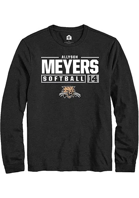 Allyson Meyers Ohio Bobcats Rally NIL Stacked Box Long Sleeve T Shirt
