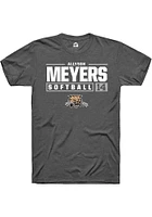 Allyson Meyers Ohio Bobcats Rally NIL Stacked Box Short Sleeve T Shirt