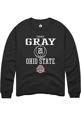 Chance Gray Rally Ohio State Buckeyes Mens NIL Sport Icon Long Sleeve Crew Sweatshirt